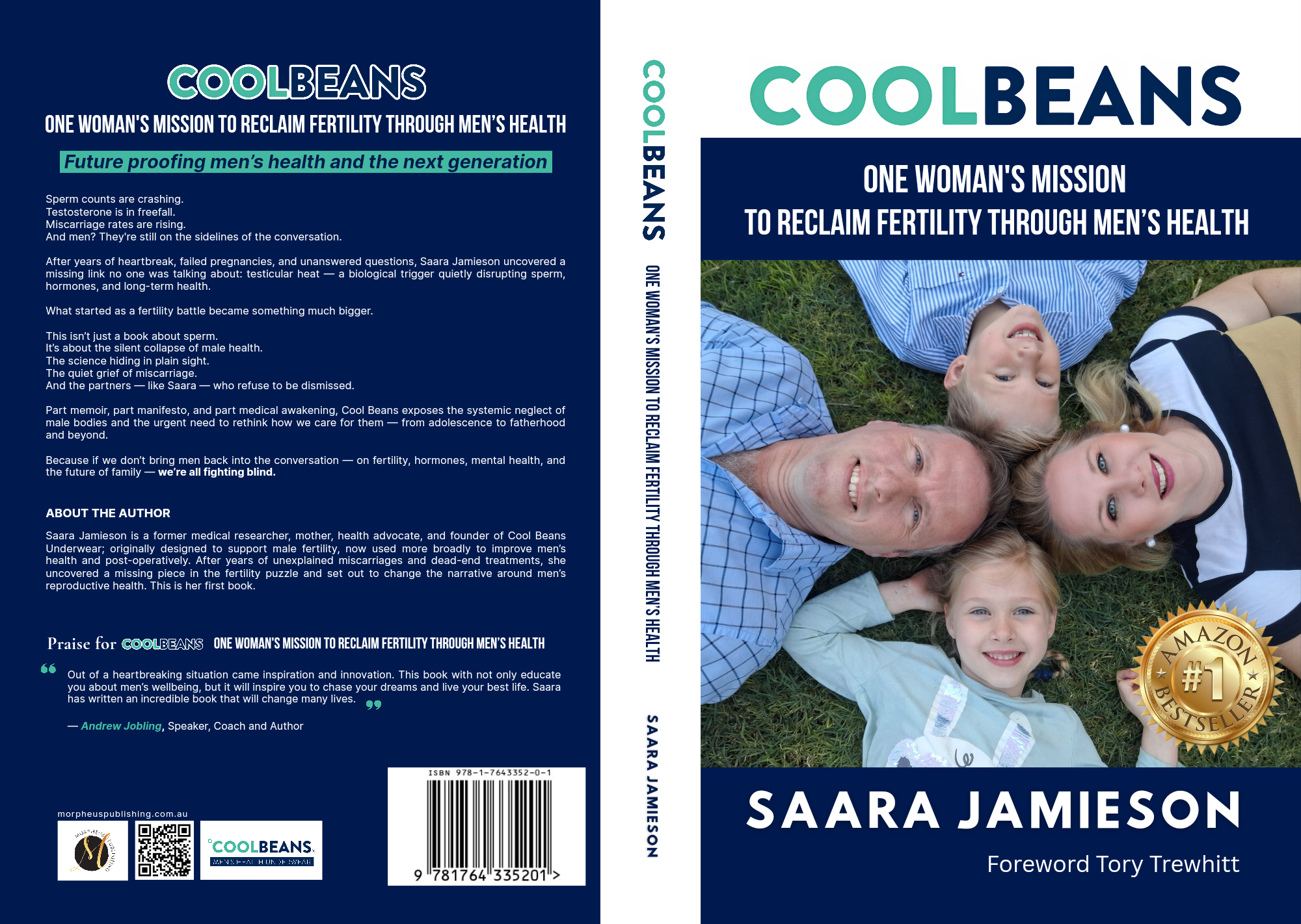 COOLBEANS Book: One Woman’s Mission to Reclaim Fertility Through Men’s Health - Signed Copy
